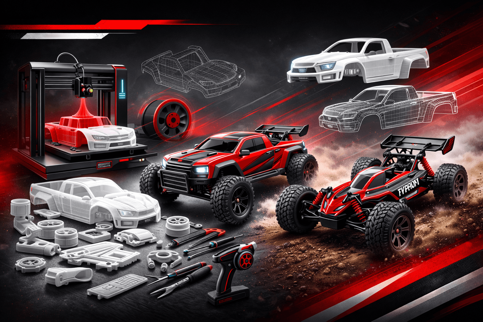 3D Printed RC Cars: Complete Guide to Parts, Bodies & Builds (2026)