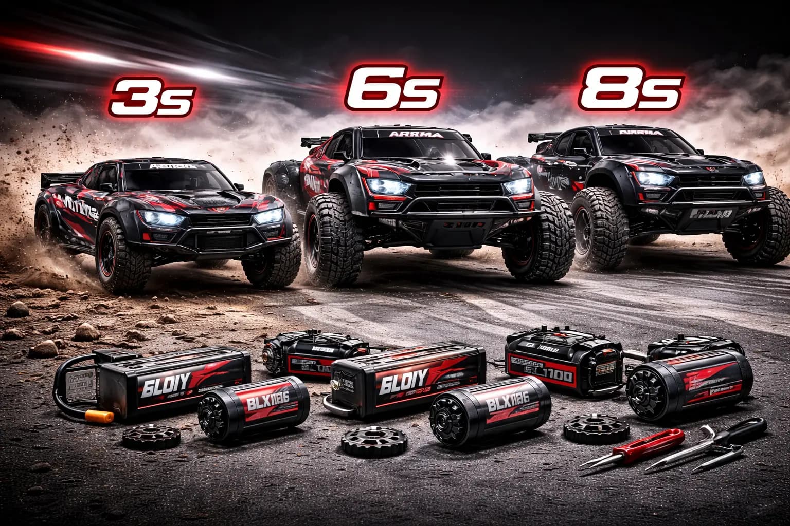 Arrma 3S vs 6S vs 8S: Which Power Tier Should You Buy? (2026)